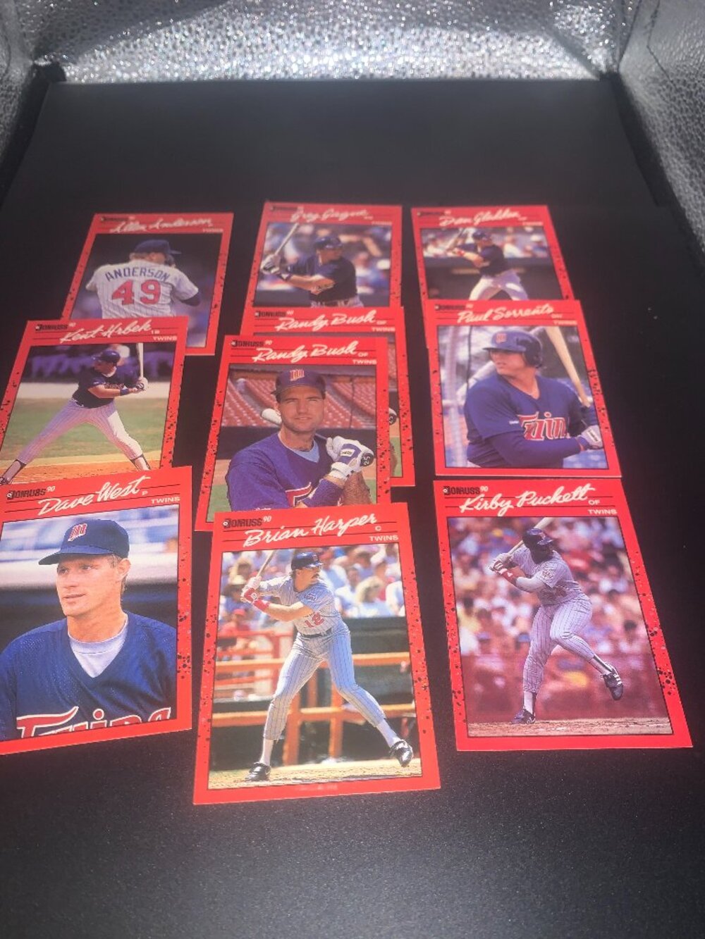10ct 1990 Donruss Minnesota Twins Misc Baseball Trading Cards